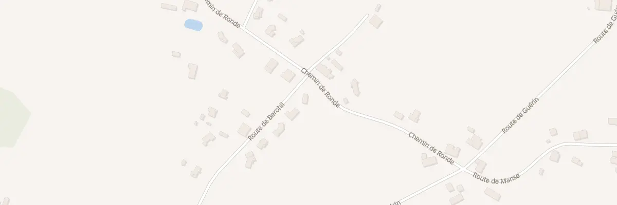 Plan du 39 Rte de Berohil à Montpouillan
