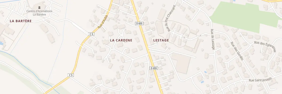 Plan du 24 Av d’Albret à Casteljaloux
