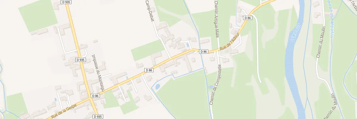 Plan du 515 Rue de l’Adour à Arcizac-Adour