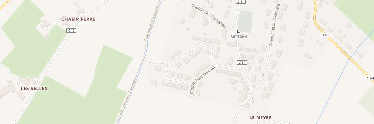 Plan du 21 Clos du Petit Buisson à Sainte-Sabine-sur-Longève