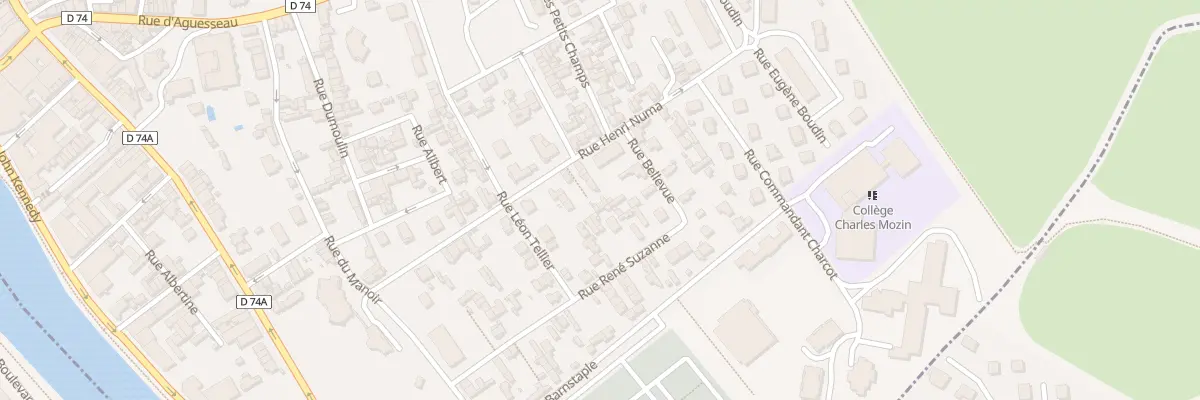 Plan du 28 Rue Henri Numa à Trouville-sur-Mer