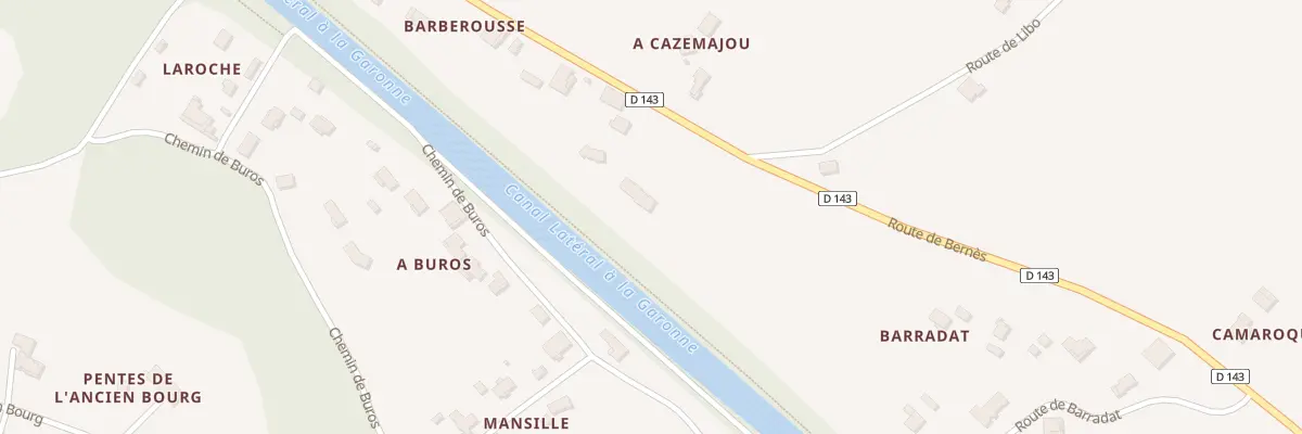 Plan du 937 Rte des Bernès à Marcellus