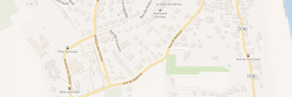 Plan du 44B Rue de Belfond à Fléac