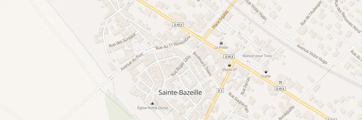 Plan du 5 Rue des Cohes à Sainte-Bazeille