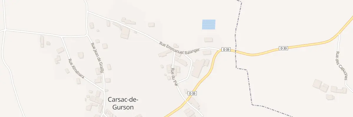 Plan du 118 Rue du Puy à Carsac-de-Gurson