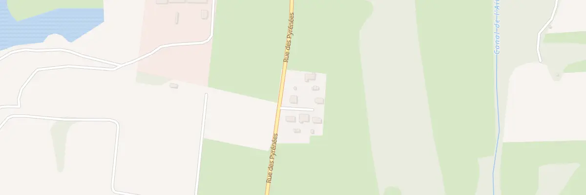 Plan du 1 Imp Castan à Bours