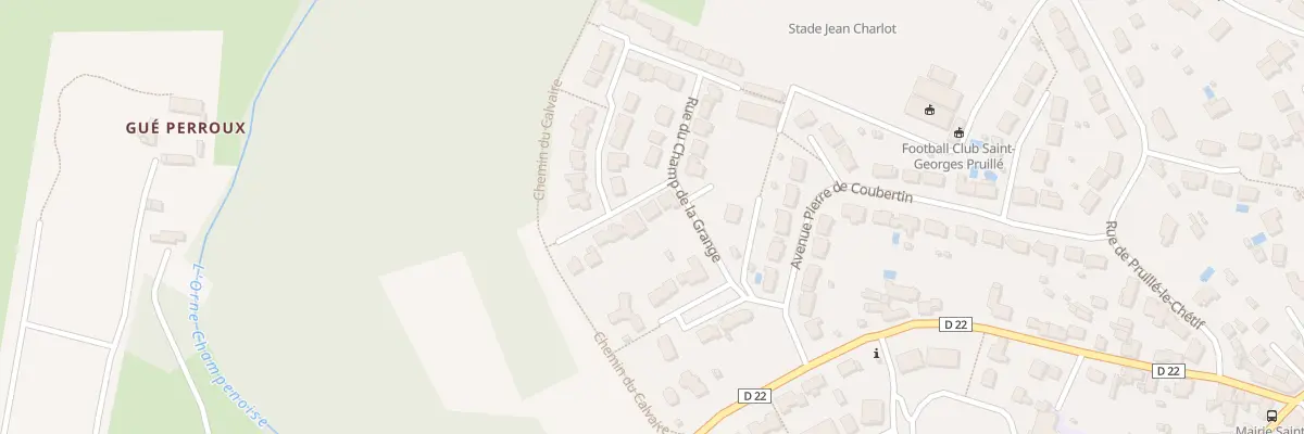 Plan du 58 Rue du Champ de la Grange à Saint-Georges-du-Bois
