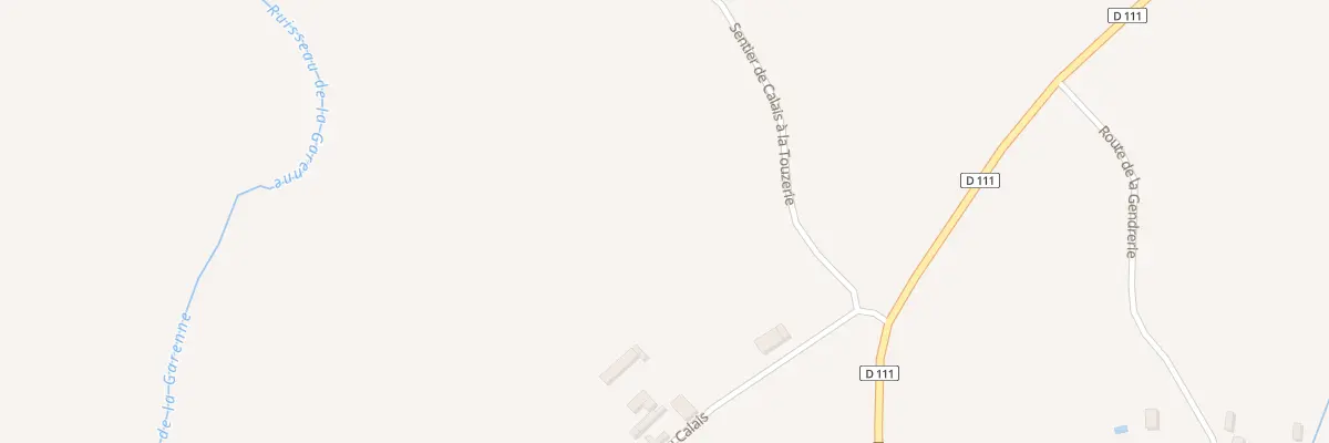 Plan du 5009 Le Calais à Castillon-en-Auge
