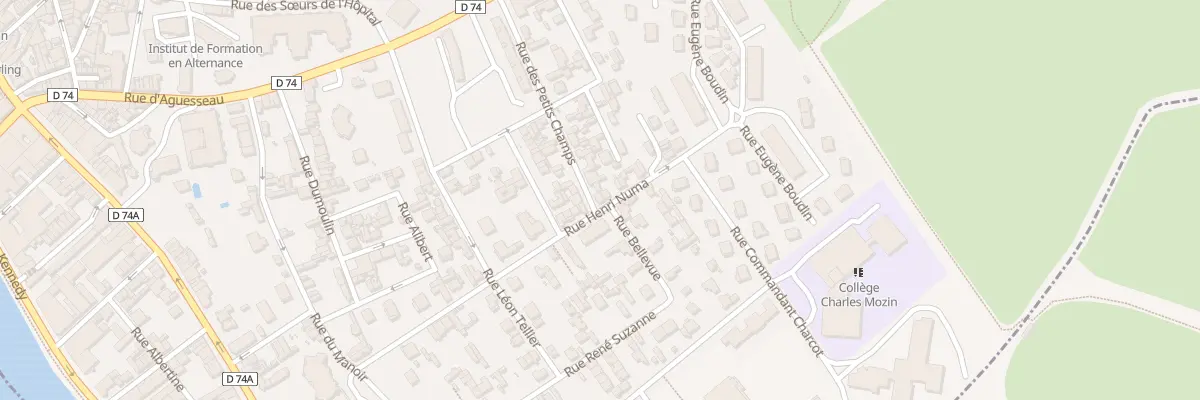 Plan du 27 Rue Henri Numa à Trouville-sur-Mer