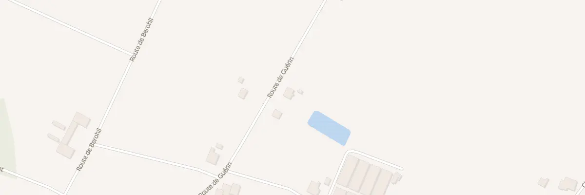 Plan du 2033 Rte de Guérin à Montpouillan