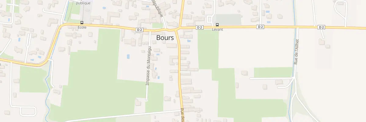 Plan du 7 Rue des Pyrénées à Bours