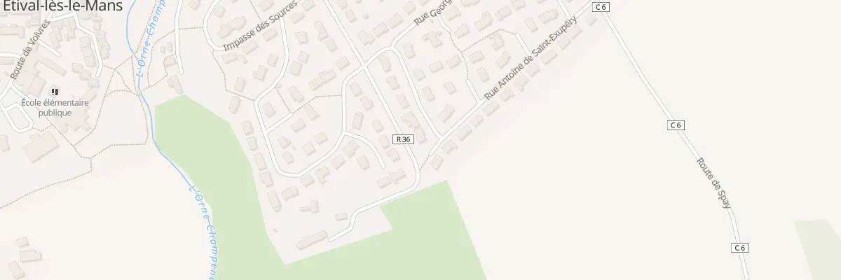 Plan du 10 Rue Marguerite Duras à Étival-lès-le-Mans