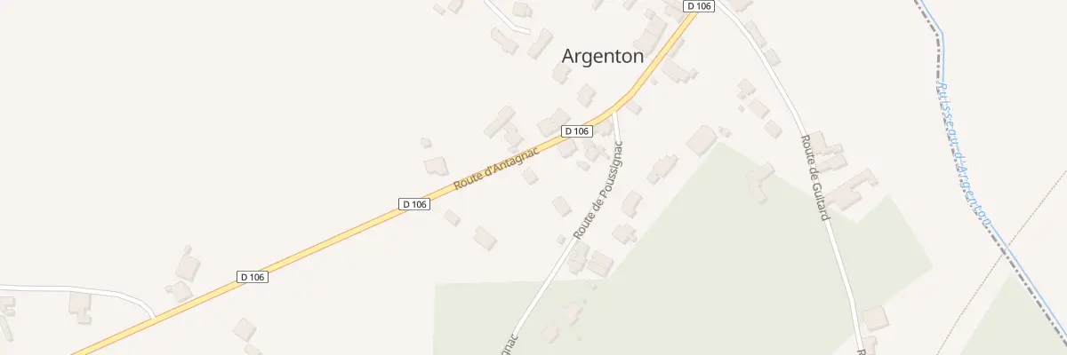 Plan du 2 Le Bourg à Argenton