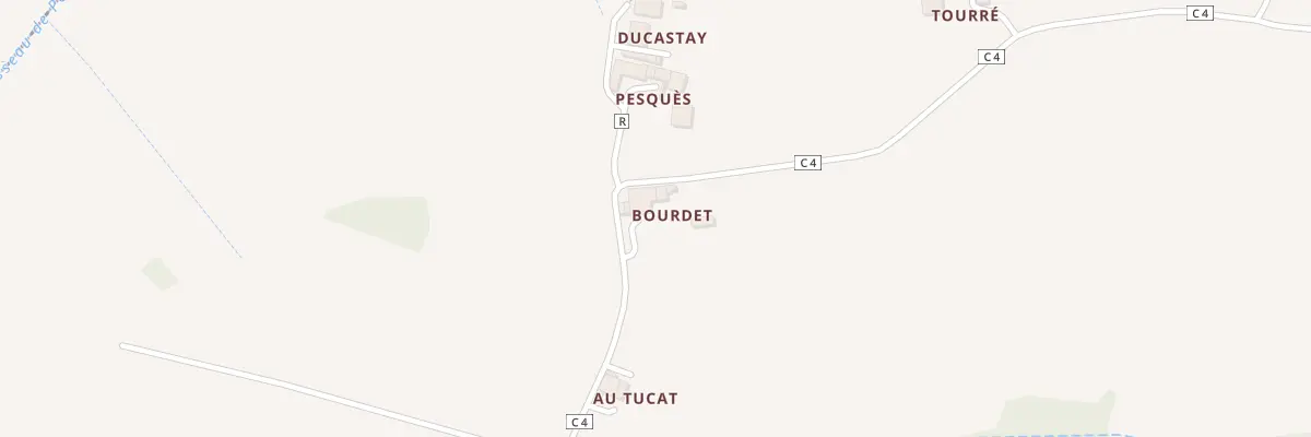 Plan du 5091 A Bourdet à Couloumé-Mondebat