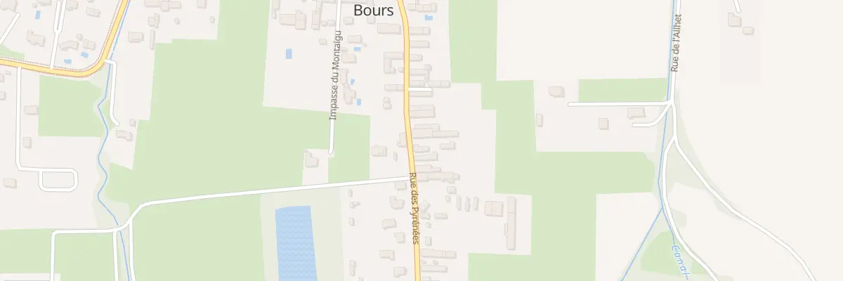 Plan du 19 Rue des Pyrénées à Bours