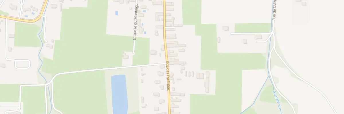 Plan du 23 Rue des Pyrénées à Bours