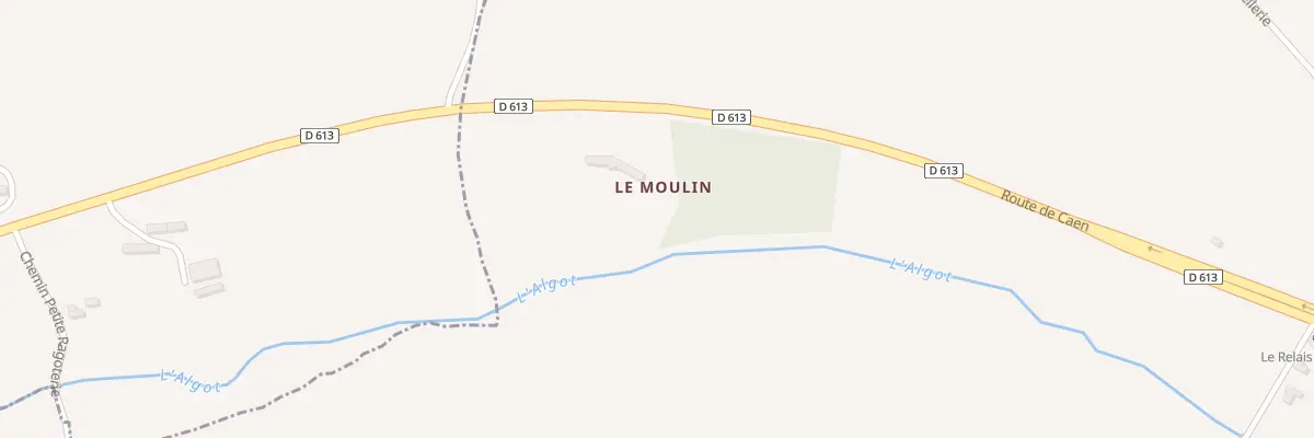 Plan du 10 Rte de Caen Rd 613 à La Houblonnière