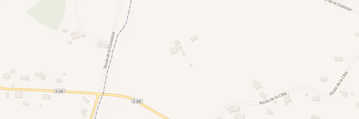 Plan du 1038 Rte du Pont de Lardan à Lagupie