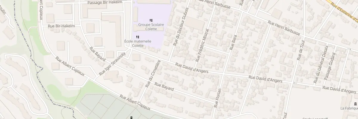 Plan du 21 Rue David d’Angers au Havre