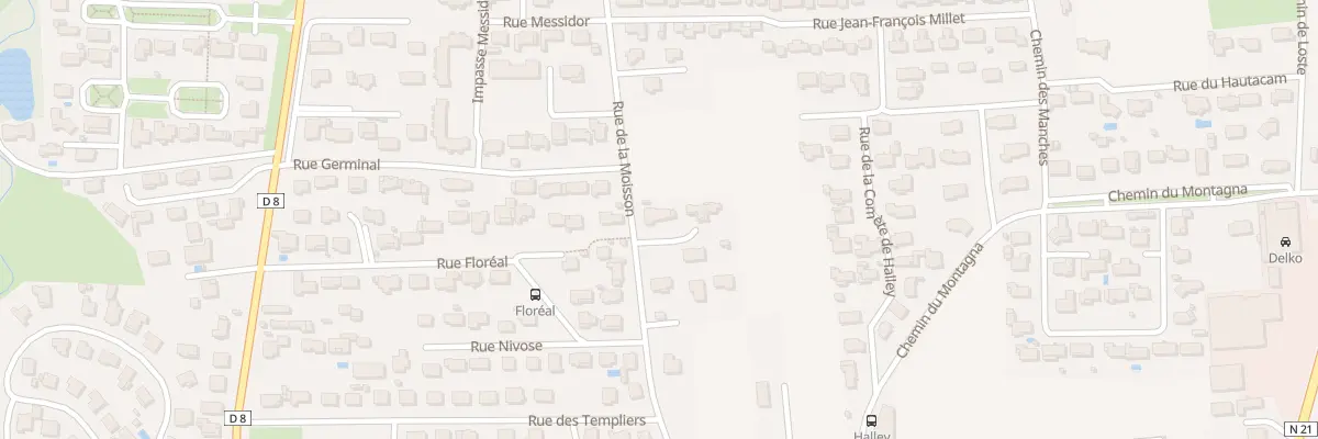 Plan du 60 Rue de la Moisson à Aureilhan