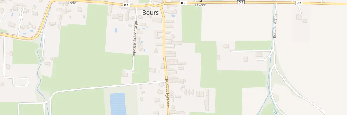 Plan du 17 Rue des Pyrénées à Bours