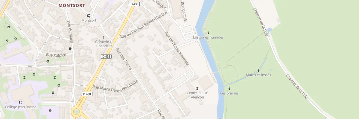 Plan du 36 Rue de l’École Normale à Alençon