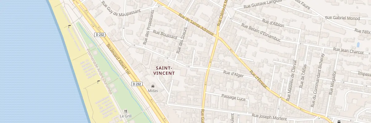 Plan du 33 Rue Doc Suriray au Havre