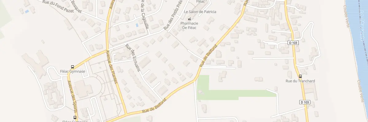 Plan du 40 Rue de Belfond à Fléac