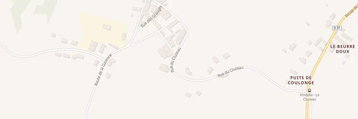 Plan du 34B Rue du Cluzeau à Vindelle