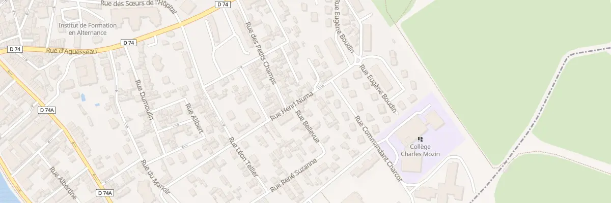 Plan du 40 Rue Henri Numa à Trouville-sur-Mer