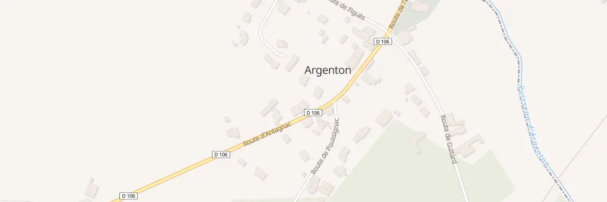 Plan du 4 Le Bourg à Argenton
