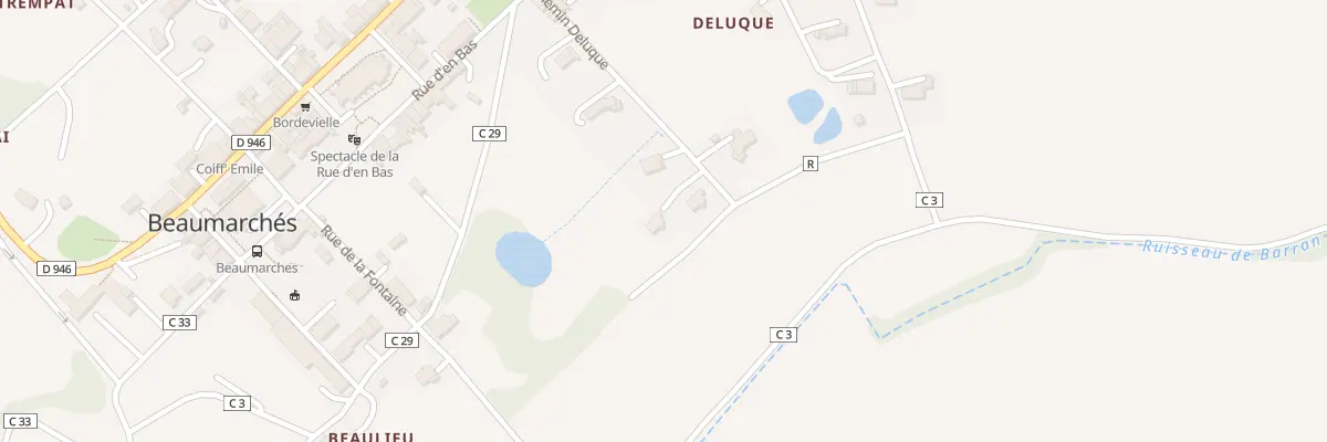 Plan du 5426 Au Ruisseau à Beaumarchés
