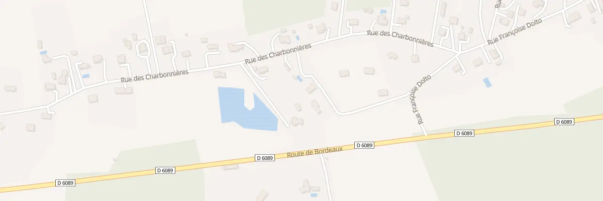 Plan du 21 Rue des Charbonnières à Ménesplet
