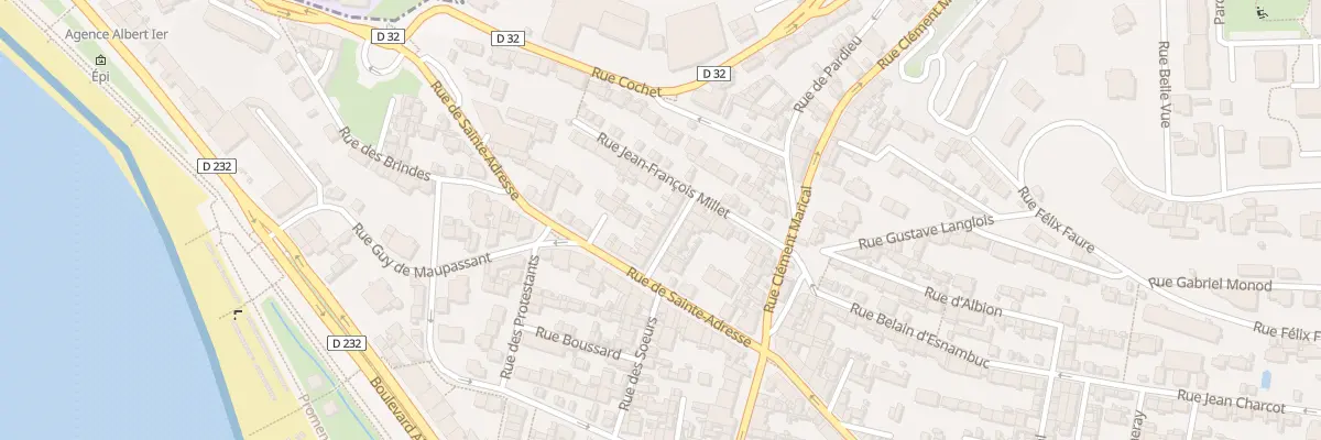 Plan du 7 Rue d’Epernon au Havre