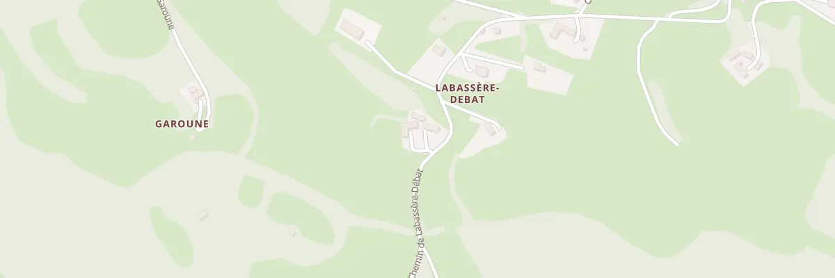 Plan du 33 Che Labassere Debat à Labassère