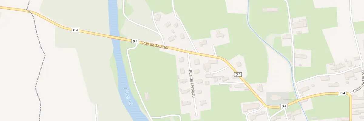Plan du 2 Rue de l’Artigau à Bazillac
