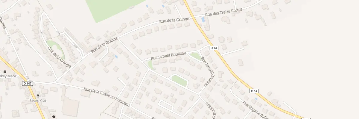 Plan du 23 Rue Ismaël Bouilliau à Loudun