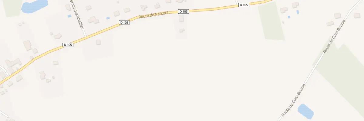 Plan du 1 Rte de Parcoul à Parcoul-Chenaud