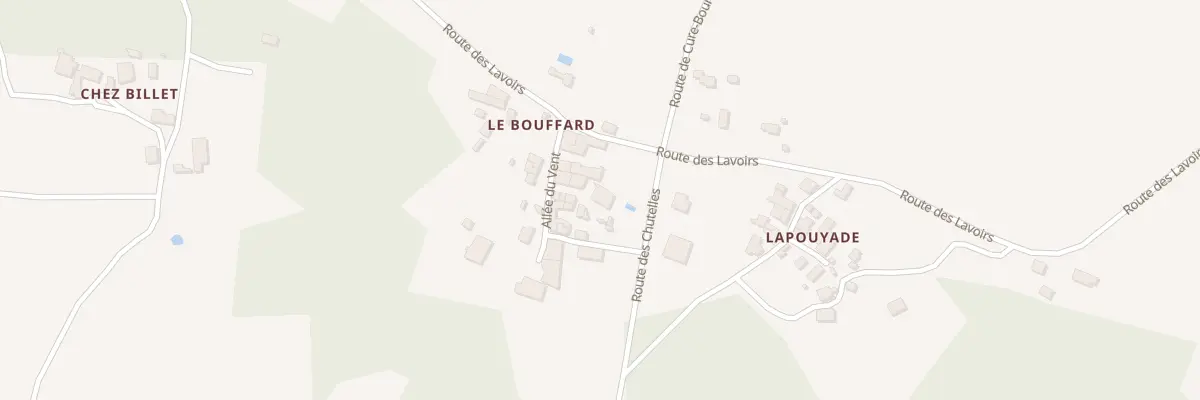 Plan du 2 Rte des Chutelles à Parcoul-Chenaud