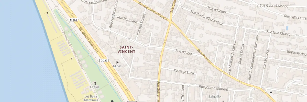 Plan du 34 Rue Doc Suriray au Havre