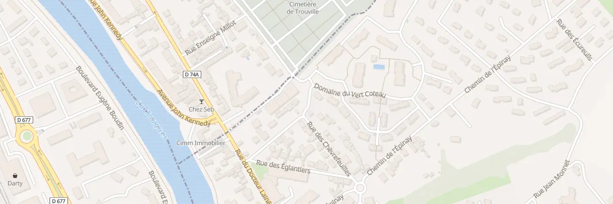 Plan du 16 Rue du Vert Coteau à Touques