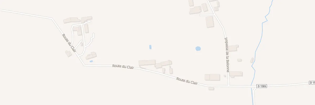 Plan du 298 Rte du Clair à Dieulivol