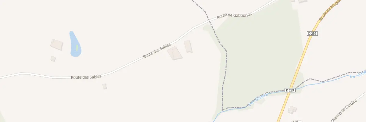 Plan de Fontbergaud à Sainte-Bazeille