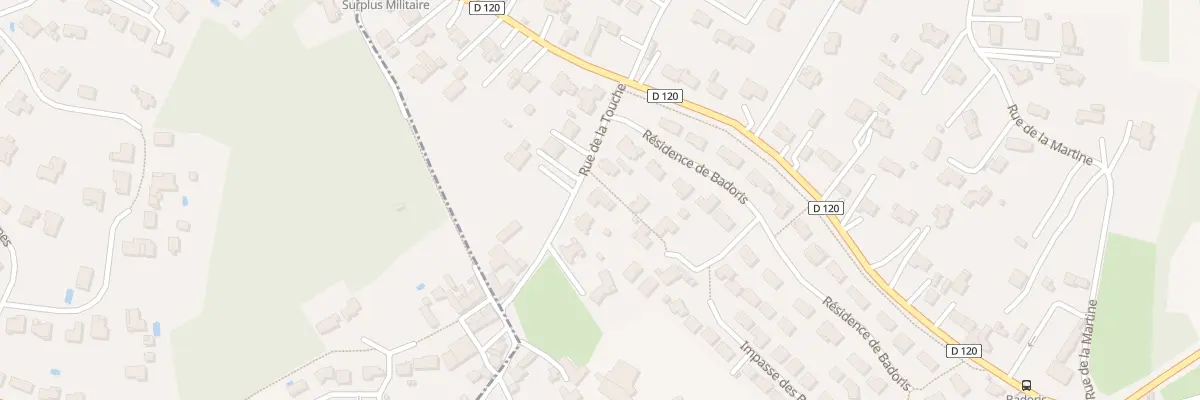 Plan du 3 Rue de la Touche à Fléac