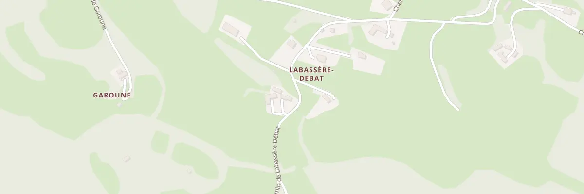 Plan du 35 Che Labassere Debat à Labassère