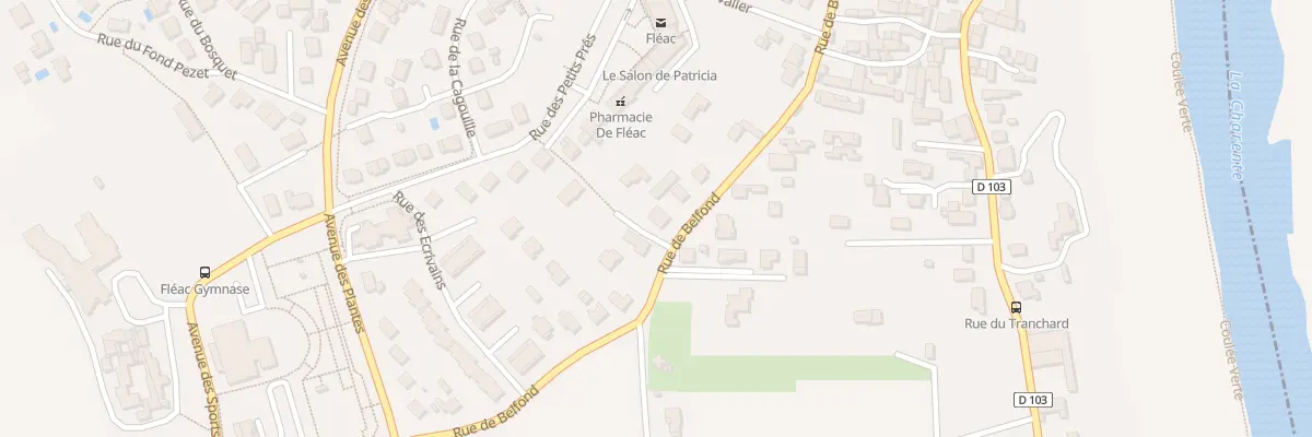 Plan du 36 Rue de Belfond à Fléac
