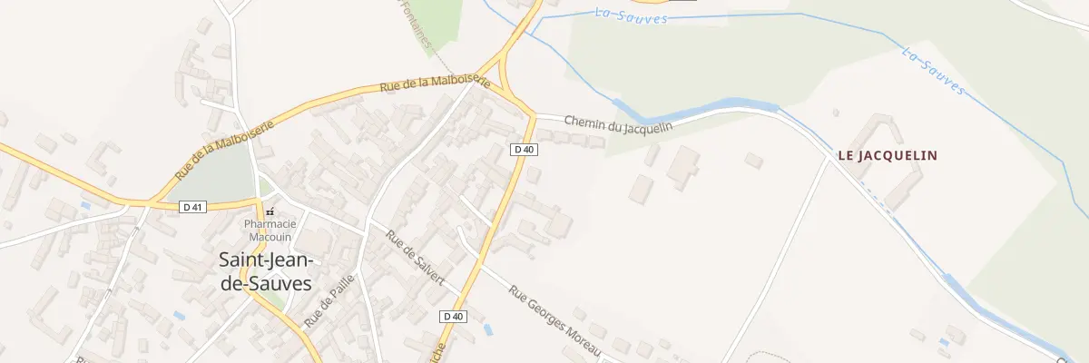 Plan du 16 Rue de la Maraîche à Saint-Jean-de-Sauves