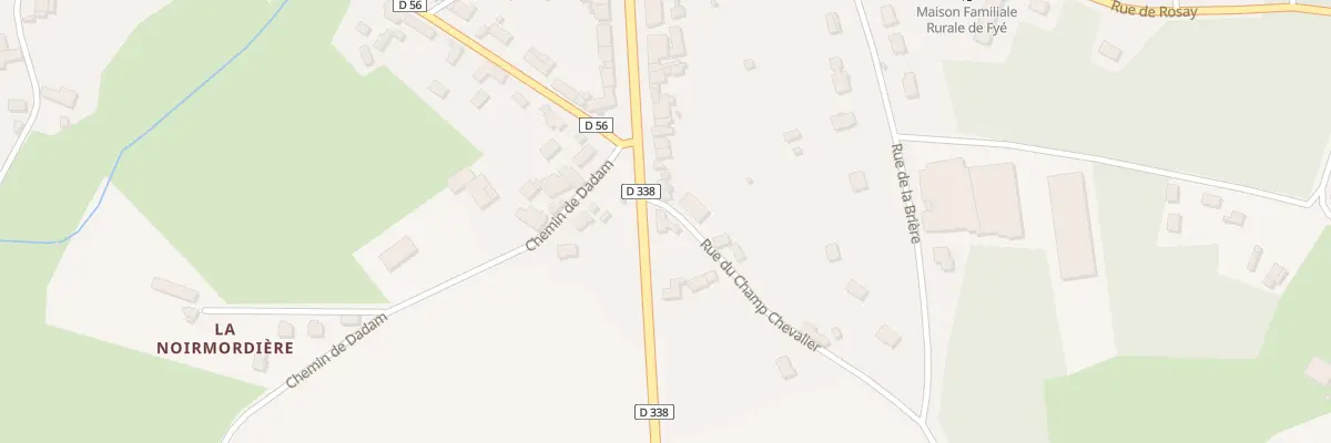 Plan du 4 Av de la Division Leclerc à Fyé