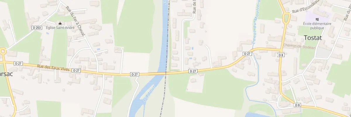 Plan du 43 Rue de l’Adour à Tostat