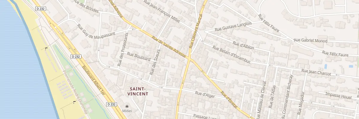 Plan du 42 Rue de Sainte-Adresse au Havre